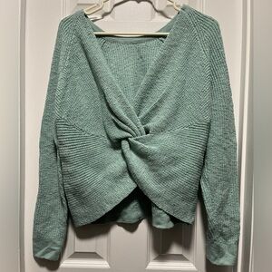 Aerie Twist Back Sweater